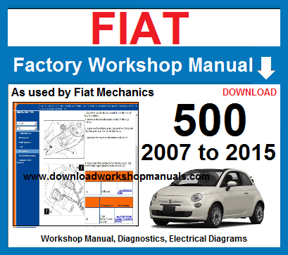Fiat 500 Service Repair Workshop Manuals Download